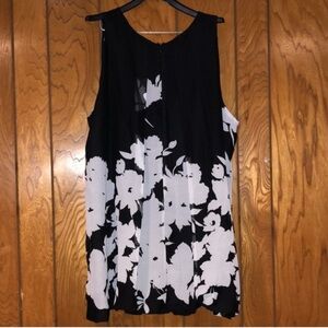 Black and White Floral Dress